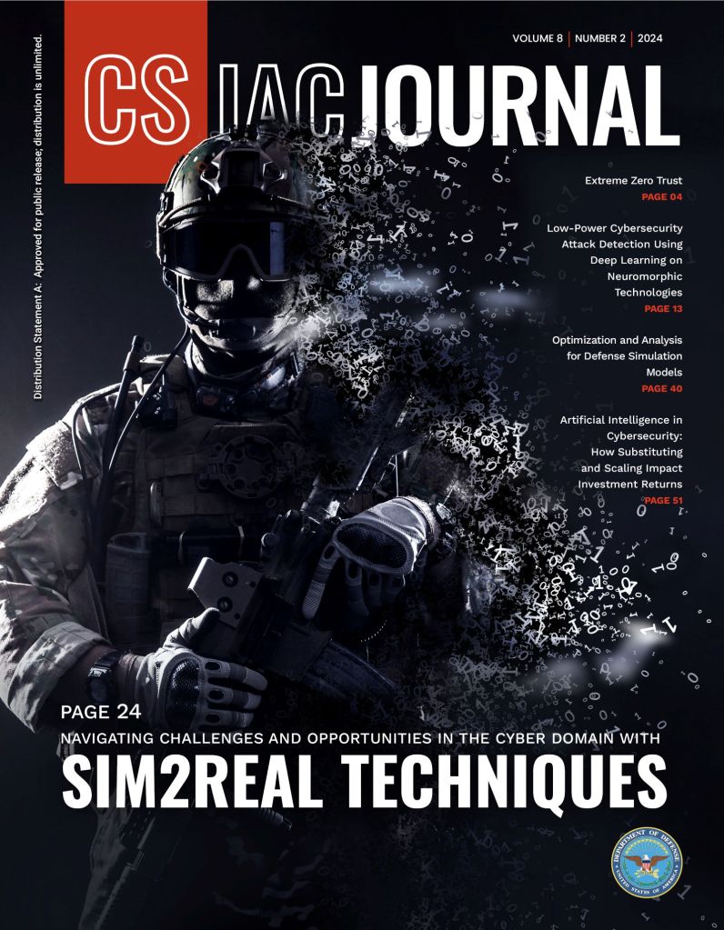 CSIAC Journal Cover Vol. 8 No. 2 with graphic of a soldier in combat gear on it.