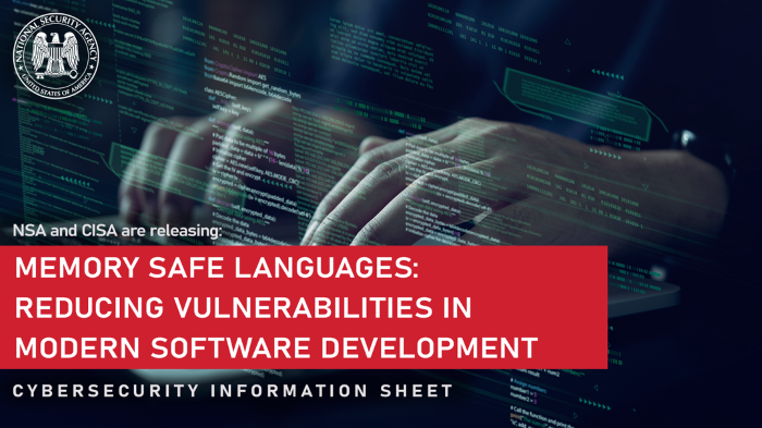 NSA and CISA Release CSI Highlighting Importance of Memory Safe ...