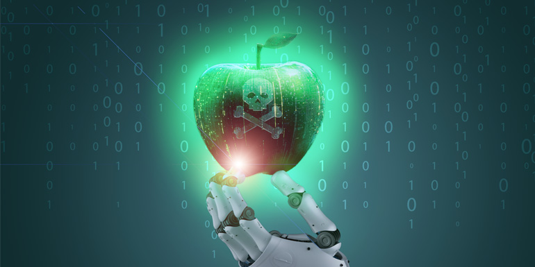 poison apple feeding into AI