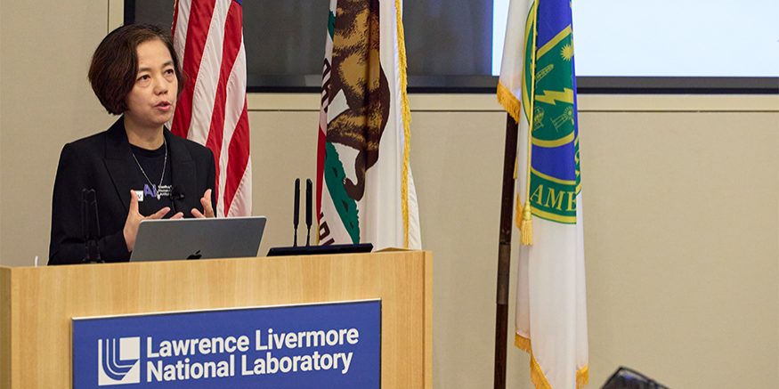 In a talk at Lawrence Livermore National Laboratory (LLNL) on May 30, Stanford University professor and AI visionary Fei-Fei Li traced a sweeping arc in visual intelligence and AI — a narrative she hopes ultimately leads to a more human-centered future.