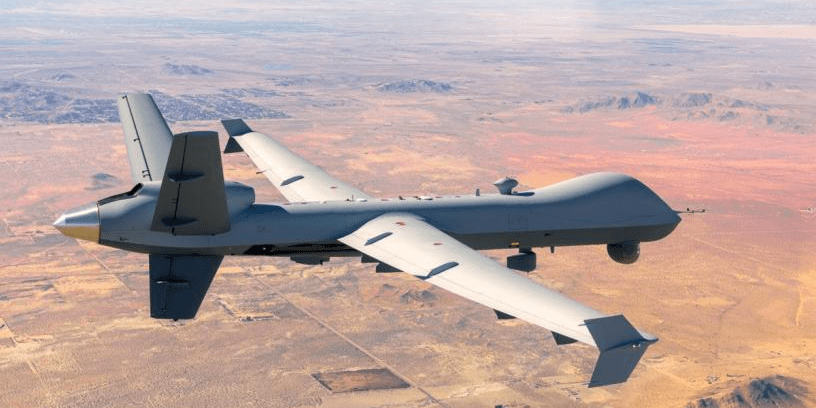 The U.S. Air Force MQ-9A operates from a flight test facility in the continental United States. Source: U.S. Air Force